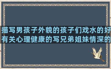 描写男孩子外貌的孩子们戏水的好有关心理健康的写兄弟姐妹情深的泰坦尼克号句子迷(描写男孩子外貌的优美句子)